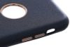 Ốp lưng iPhone X Nhựa cứng Lolly PU Leather Xanh Navy