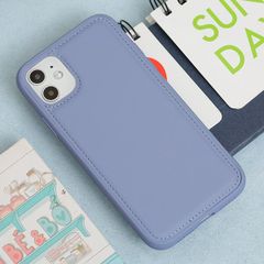  Ốp lưng iPhone 11 nhựa cứng viền dẻo PU Candy OSMIA Lavender 