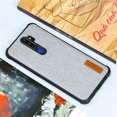  Ốp lưng Oppo A9 Nhựa cứng viền dẻo Tweede JM Xám 