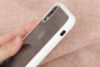 Ốp lưng iPhone XR Nhựa cứng viền dẻo Glass simple II JM trắng
