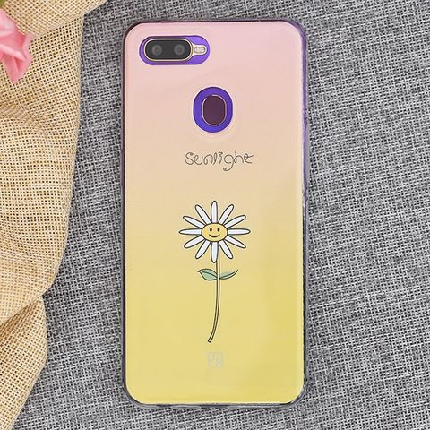 Ốp lưng Oppo F9 Nhựa dẻo IMD fun JM JM1809201 cúc mặt trời