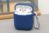 Túi đựng AirPods 1 & 2 silicone kèm móc JM AP02 Xanh
