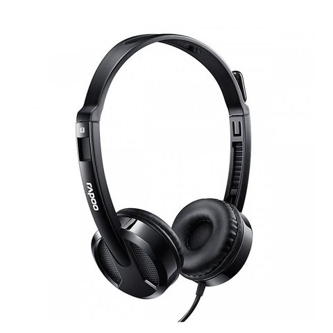Tai Nghe Rapoo H100 Wired Stereo Headset Black