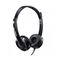  Tai Nghe Rapoo H100 Wired Stereo Headset Black 