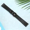 Dây da đồng hồ size 18 mm nâu đậm CKM1K1