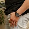 Dây da đồng hồ size 20 mm nâu đậm CKM1K6