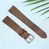 Dây da đồng hồ size 18 mm nâu đậm DVM2K6