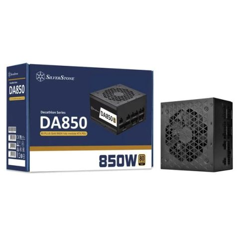 Nguồn máy tính SilverStone DA850 - 80 Plus Gold - Full Modular (850W)