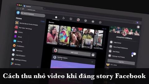 Cách thu nhỏ video khi đăng story trên Facebook cực nhanh, đơn giản