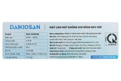  Máy làm mát không khí bằng bay hơi Daikiosan DKA-04000G 
