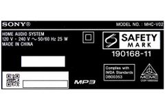  Dàn âm thanh Hifi Sony MHC-V02 