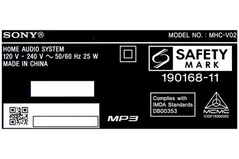 Dàn âm thanh Hifi Sony MHC-V02