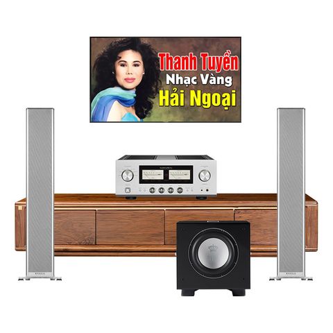 Dàn âm thanh nghe nhạc vàng cao cấp 2.1 Luxman HD84