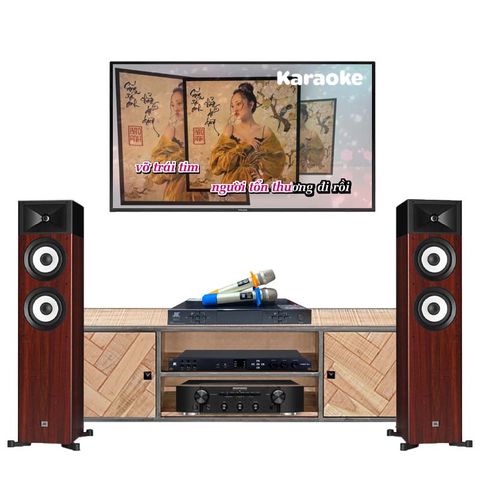 Dàn Nghe Nhạc Và Hát Karaoke Nk14 Jbl A180 Pm6007
