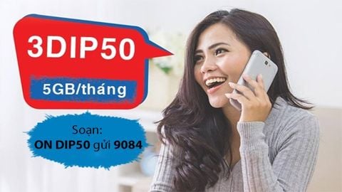 Đăng ký gói cước 4G, 5G DIP50 MobiFone: 5GB/tháng HOT 2021