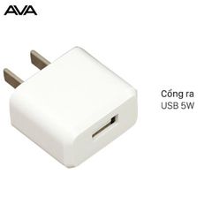  Adapter Sạc 1A AVA JC62 