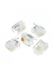  Cable mạng Đầu RJ 11 (bọc 100 cái) 4tim 