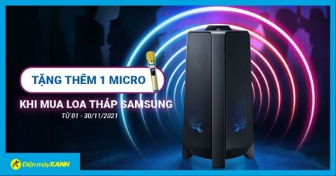 Tặng 1 micro không dây khi mua loa tháp Samsung