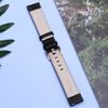 Dây da đồng hồ 20 mm đen LS031