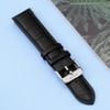Dây da đồng hồ 20 mm đen LS040