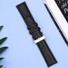 Dây da đồng hồ 22 mm đen LS006