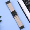 Dây da đồng hồ 22 mm đen LS006