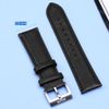 Dây da đồng hồ 22 mm đen LS006