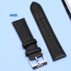 Dây da đồng hồ LS006 Đen size 22 mm