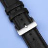 Dây da đồng hồ LS006 Đen size 22 mm