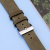 Dây da đồng hồ 22 mm xám LS023