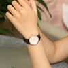 Dây da đồng hồ size 16 mm đen CKM1K2