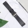 Dây da đồng hồ 20 mm đen DVM2K3