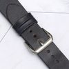 Dây da đồng hồ 20 mm đen DVM2K3