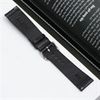 Dây da đồng hồ size 22 mm đen DVM2K3