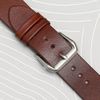 Dây da đồng hồ size 20 mm nâu đậm DVM2K6