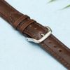 Dây da đồng hồ 18 mm nâu DVM6K1