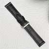 Dây da đồng hồ DVM6K3 Đen size 20mm