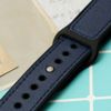 Dây silicone đồng hồ Samsung/Huawei/Khác 22 mm Xanh M08-01-22