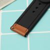 Dây silicone đồng hồ Samsung/Huawei/Khác 22 mm Nâu M08-03-22