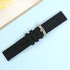 Dây silicone đồng hồ Samsung/Huawei/khác 20 mm đen RZ-JM20