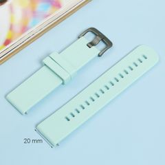  Dây silicone đồng hồ Samsung/Huawei/khác 20 mm xanh bạc hà RZ-JM20 