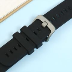  Dây silicone đồng hồ Samsung/Huawei/khác 20 mm đen RZ-JM20 