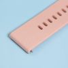 Dây silicone đồng hồ Samsung/Huawei/khác 20 mm hồng RZ-JM20