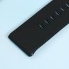 Dây silicone đồng hồ Samsung/Huawei/khác 20 mm đen RZ-JM20