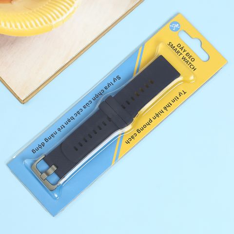 Dây silicone đồng hồ Samsung/Huawei/khác 22 mm xanh dương RZ-JM20