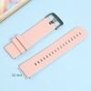 Dây silicone đồng hồ Samsung/Huawei/khác 22 mm hồng RZ-JM20