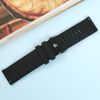 Dây silicone đồng hồ Samsung/Huawei/khác 22 mm đen RZ-JM20