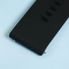 Dây silicone đồng hồ Samsung/Huawei/khác 22 mm đen RZ-JM20