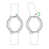 Dây da đồng hồ size 20 mm nâu nhạt CKM1K3