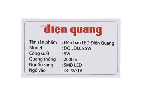 Đèn bàn ĐQ LDL06 5W